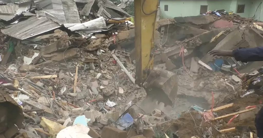 Firefighters confirm 12 Dead In Cameroon Building Collapse