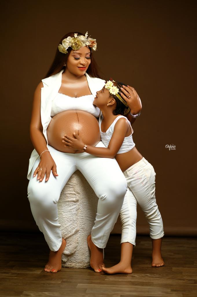 Photos As Actress Oge Aneke Who Married As A Virgin Gives Birth To Twins 6 Years After