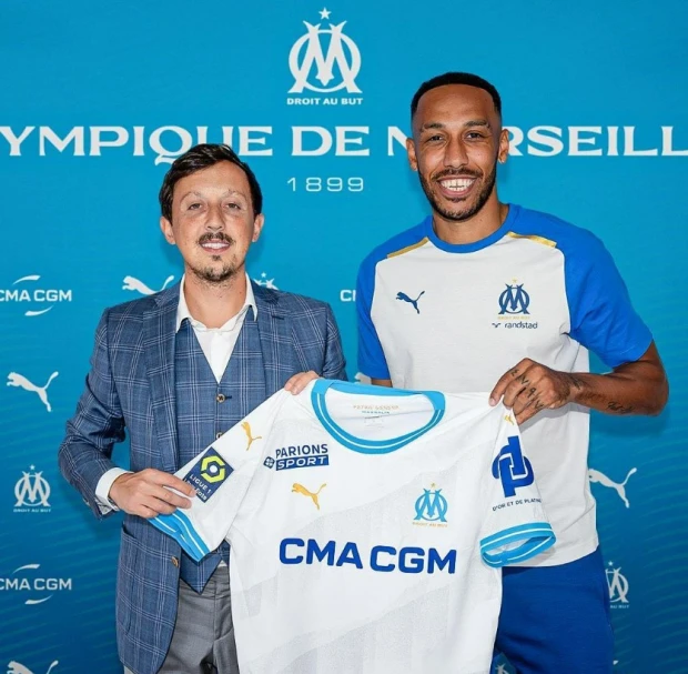 Aubameyang joins Marseille after leaving Chelsea