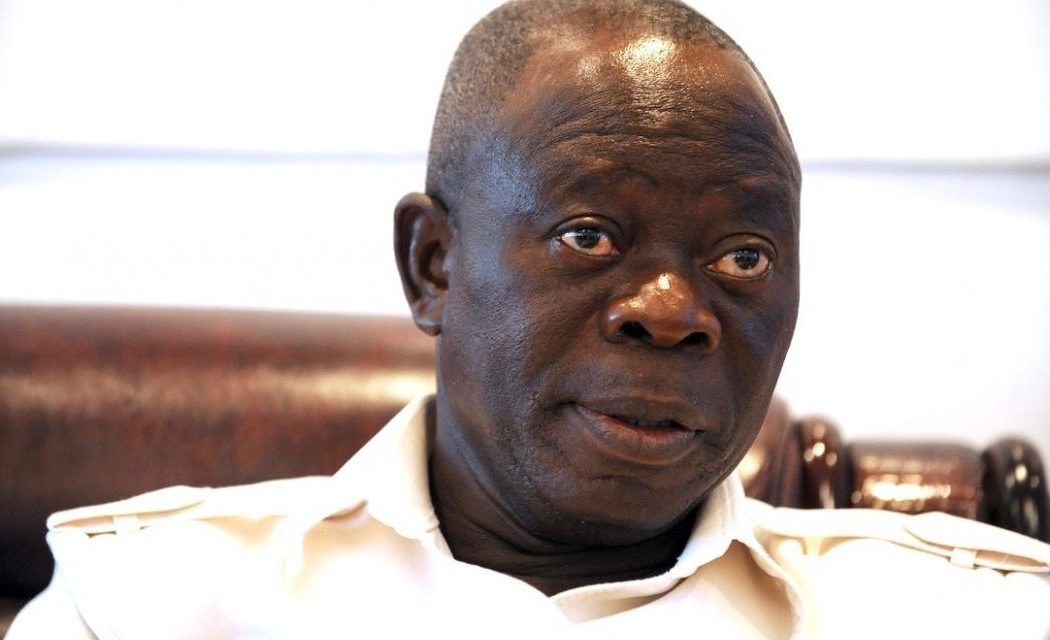 Oshiomhole’s ‘Looting Comment' causes drama in the senate