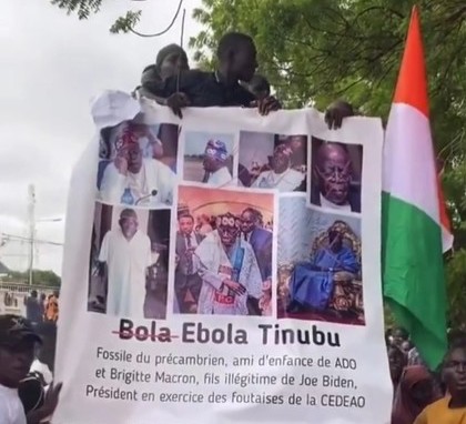 Niger Citizens Protest Against Tinubu In Niamey