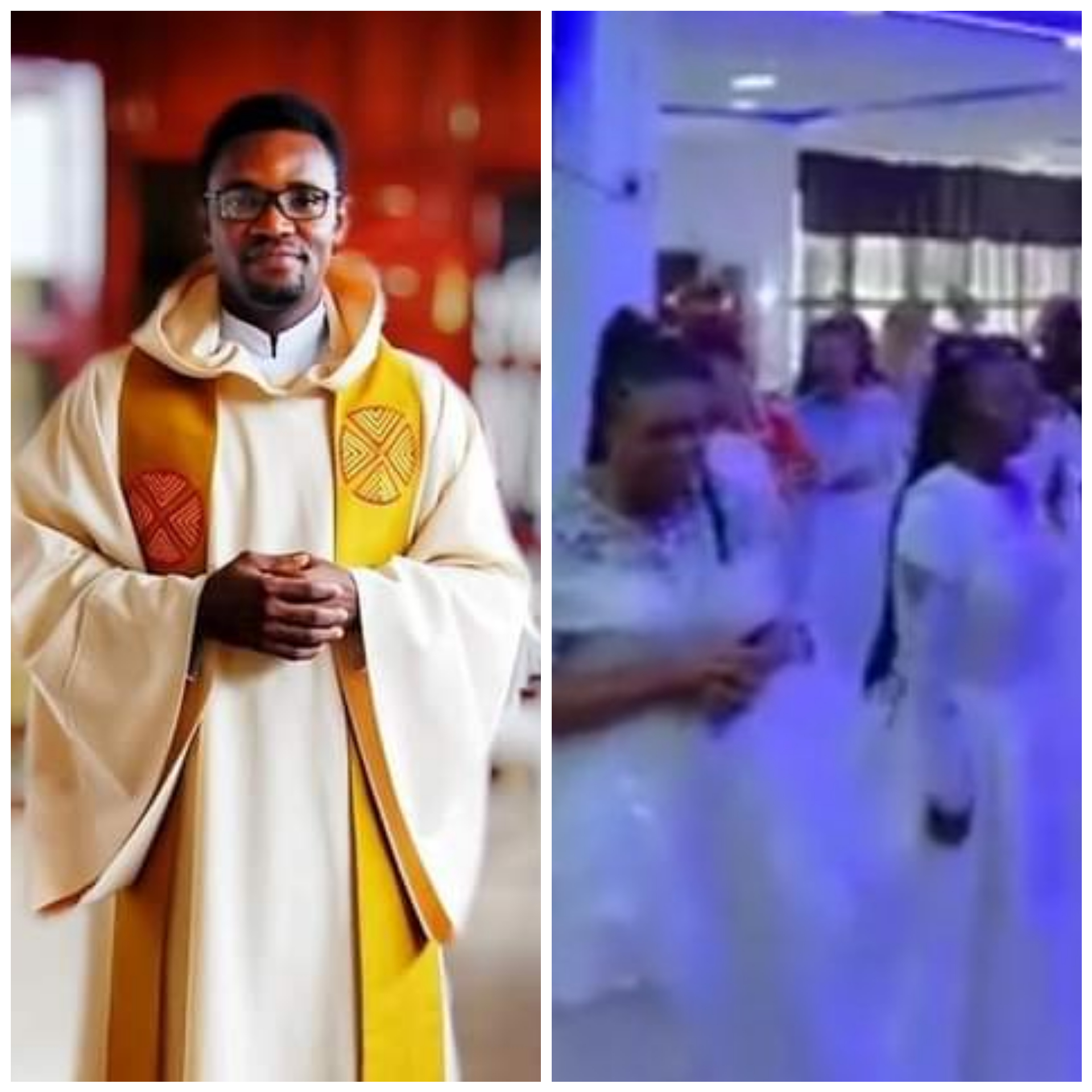 Fr Kelvin reacts to video of women praying for husband