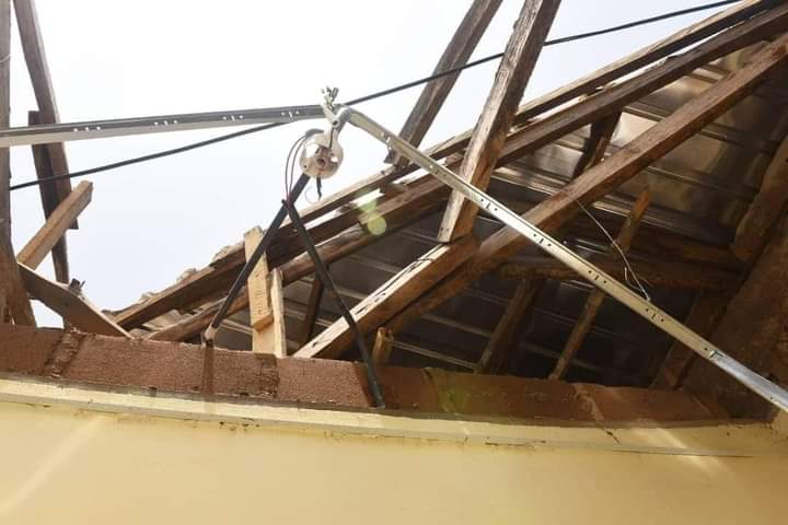 Gombe: DSS Office Destroyed By Rainstorm, Gov Yahaya Commiserates