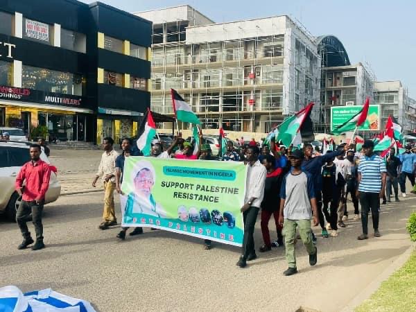 ‘We Stand With Palestine’, Shiites Stage Solidarity Walk In Abuja