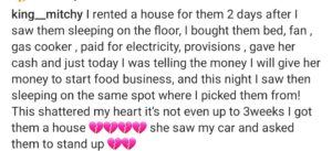 Nigerian lady confronts woman for still sleeping on the road with her children after she rented a house for them (video)