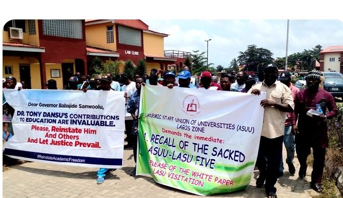 ASUU demands immediate recall of five sacked union leaders in LASU