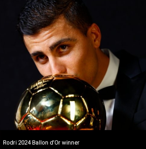 FULL LIST: Top Players at the 2024 Ballon d’Or – Rodri Takes the Crown