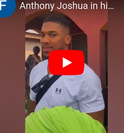 Anthony Joshua Visits Sagamu, Ogun State